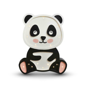 Lampa do pokoju dziecięcego Panda - ręcznie robiona