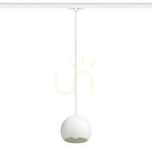 Lampa Wisząca Agneta Do 3 Faz. Szyny Biała 230 V E27 40 W