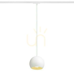 Lampa Wisząca Agneta Do 1 Faz. Szyny Biała 230 V E27 40 W