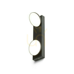 Lampa Natynkowa Eliseo Ii Czarna 230 V Led 2x5 W 3000 K