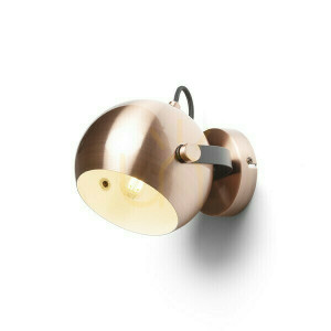 Lampa Natynkowa Agneta Miedź Szczotkowana/Czarna 230 V E27 40 W