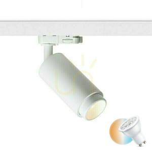 Reflektor Optimus Do 3 Faz. Szyny Biała 230 V Led Gu10 9 W 10 50°