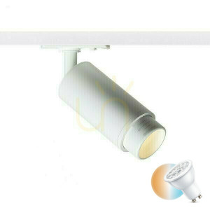 Reflektor Optimus Do 1 Faz. Szyny Biała 230 V Led Gu10 9 W 10 50°