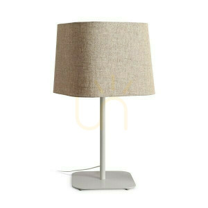 Lampa Stołowa Perth Beżowa/Biała 230 V E27 15 W