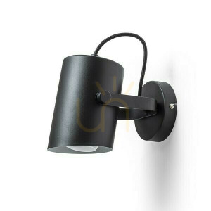 Lampa Natynkowa Haren Czarna 230 V E27 15 W