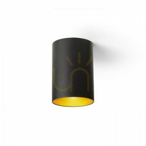 Downlight Connor Sufitowa Czarna/Złota 230 V Led Gu10 10 W