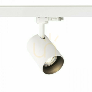 Reflektor Connor Do Szyny 3 Faz Biała/Czarna 230 V Led Gu10 10 W