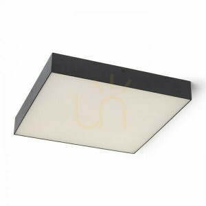 Plafon Larisa Sq 40 Sufitowa Czarna 230 V Led 50 W 3000 K