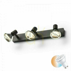Kinkiet Trica Iii ścienna Czarna 230 V Gu10 3x25 W
