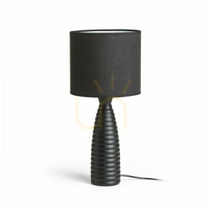 Lampa Stołowa Laura Czarna 230 V E27 28 W
