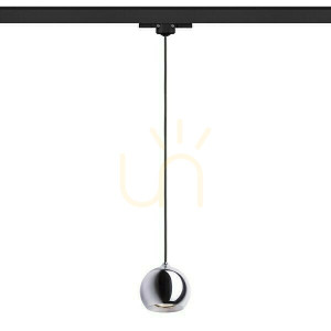 Lampa Wisząca Desty Do Szyny 3 Faz Czarna Chrom 230 V Gu10 35 W