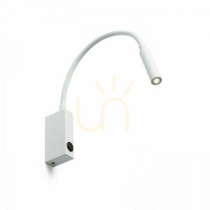 Kinkiet Eke ścienna Biała 230 V Led 3 W 60° 3000 K