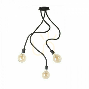 Lampa Wisząca Loyd E27 Iii Sufitowa Czarna 230 V 3x28 W