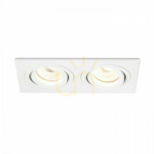 Oprawa Wpuszczana Pasadena Gu10 Sq Ii Biała 230 V 2x50 W