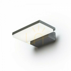 Kinkiet Xylo ścienna Antracyt 230 V Led 8 W Ip54 3000 K