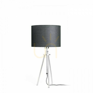 Lampa Stołowa Gardette Czarna Aluminium 230 V E27 42 W