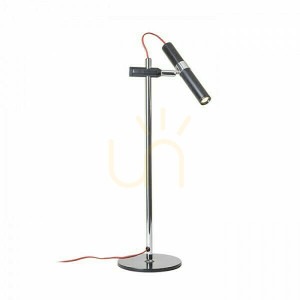 Lampa Stołowa Viper Tl Czarna Chrom 230 V Led 3 W 60° 3000 K