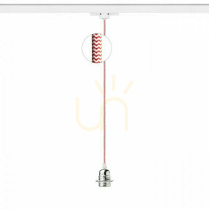 Lampa Wisząca Elisa Do Szyny 3 Faz. Ba+Cz/Bk+Cho 230 V E27 28 W