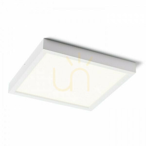 Plafon Structural Led 40x40 Natynkowa Biała 230 V 40 W 3000 K