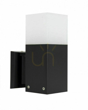 Kinkiet zewnętrzny SU-MA Cube czarny E27 IP44 CB-K BL