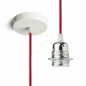 Klosz, Abażur Elisa Zestaw Wiszący Bp+Czk+Cho 230 V E27 28 W