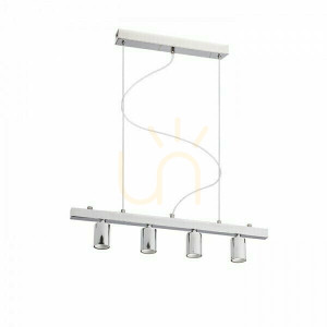 Klosz, Abażur Rallong Iv Podstawa Wisząca Chrom 230 V E27 4x42 W