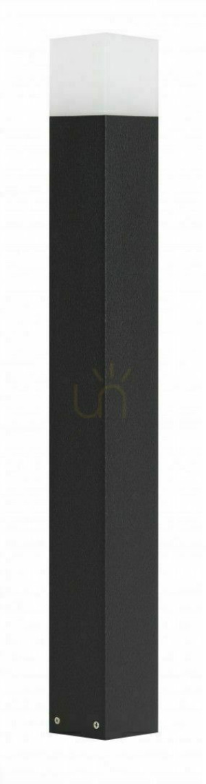 Lampa ogrodowa stojąca SU-MA CUBE 83 cm czarna CB-830 BL