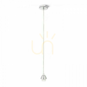 Klosz, Abażur Enzo Zestaw Wiszący Chrom 230 V E27 42 W