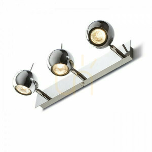 Lampa Natynkowa Glossy Iii Chrom 230 V Led Gu10 3x8 W