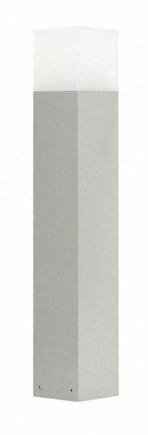 Lampa ogrodowa stojąca SU-MA CUBE srebrna 58 cm CB-580 AL