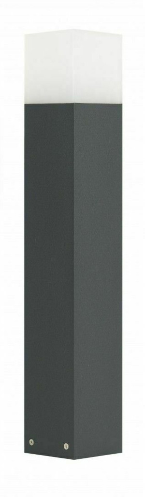 Lampa ogrodowa stojąca SU-MA CUBE 58 cm ciemny popiel CB-580 DG