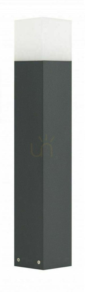 Lampa ogrodowa stojąca SU-MA CUBE 58 cm ciemny popiel CB-580 DG