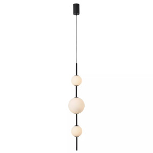 Lampa wisząca YASKR Bolti LED IP44 czarna PL0109-3