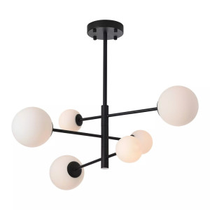 Lampa Sufitowa Bolti 6xG9 czarna PLC0103-BK