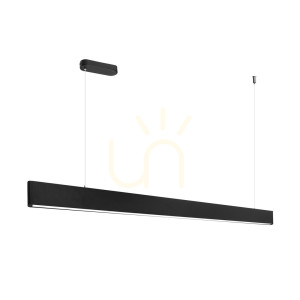 Lampa wisząca slim czarna 30w 3000k ddxz001 rio