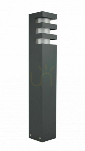 Lampa ogrodowa stojąca SU-MA RADO 2 DG ciemny popiel 50 cm