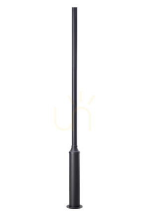 Słupek do latarni ogrodowej Markslojd Arctic 220 cm czarny aluminium 107122
