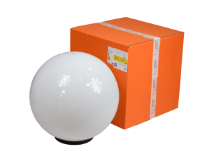 Dekoracyjna świecąca lampa ogrodowa kula LUNA BALL 50 cm – LED E27, PREMIUM, odporna na UV