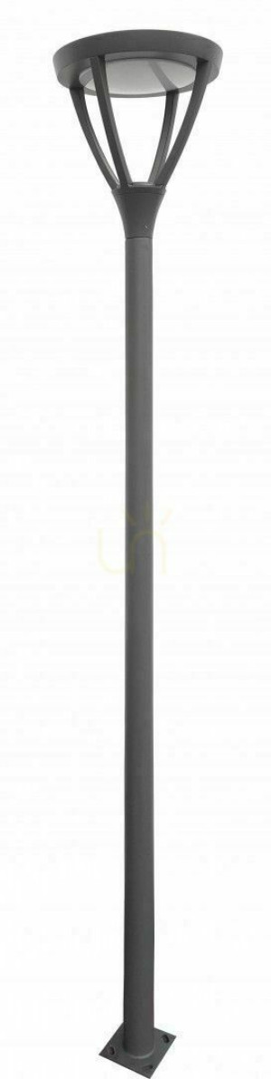 Latarnia ogrodowa SU-MA MARS LED ciemny popiel 318 cm MLS-LB-22A