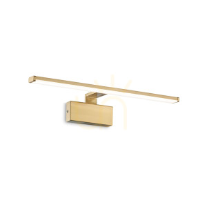 Kinkiet Ideallux Alma 224954 LED 12,5W mosiężny 51 cm