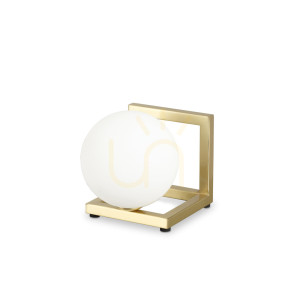 Lampa stołowa Ideallux Angolo mosiężna G9 1x28W 12 cm 284361