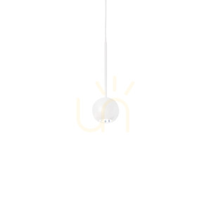 Lampa wisząca Ideallux Archimede Sfera biała LED 4W 9 cm 310602