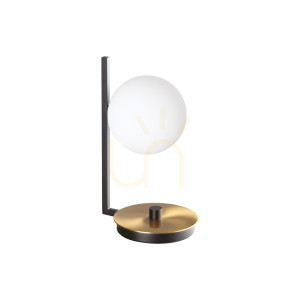 Lampa stołowa Ideallux BIRDS czarna G9 1x15W 273679 ⌀13 cm