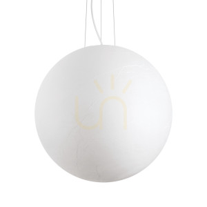 Lampa wisząca Ideallux Carta biała 60 cm E27 272139