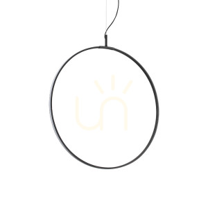 Lampa wisząca Ideallux Circus 291376 LED 33W czarna 60 cm