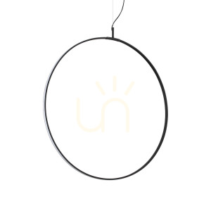 Lampa wisząca Ideallux Circus 291406 czarna LED 36W 74,5 cm