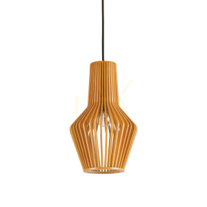 Lampa wisząca Ideallux Citrus drewniana E27 1x60W 20 cm 159843