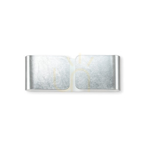 Kinkiet Ideallux Clip AP2 Mini Argento srebrny 2xG9 091136