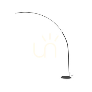 Lampa stojąca Ideallux COMET 304168 czarna LED 30W 210 cm