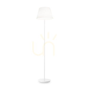 Lampa stojąca Ideallux Cylinder 111452 biała 2xE27 40 cm